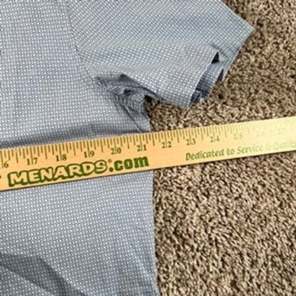 Diesel Men's Slim Fit Short Sleeve Button‎ Down Shirt Blue Pattern XL - Picture 7 of 10